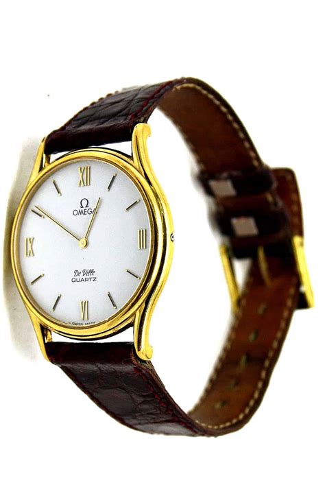 omega deville quartz vintage watch|omega de ville watch value.